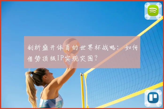 剖析盛开体育的世界杯战略：如何借势顶级IP实现突围？